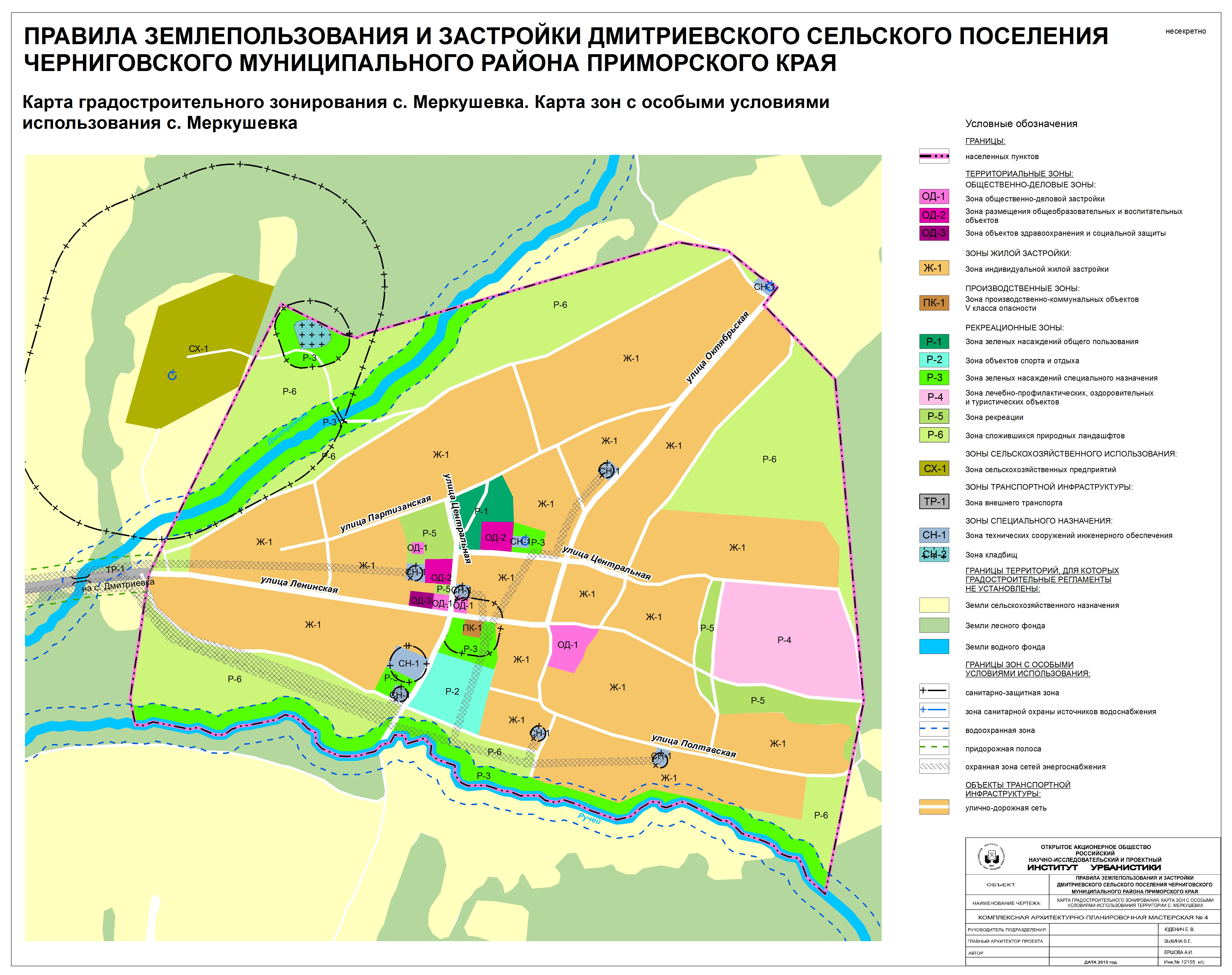 Зоны градостроительного зонирования